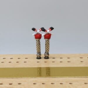 Curling Rock and Broom Cribbage Pegs