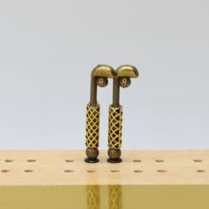 Copper Golf Club with Ball Cribbage Pegs