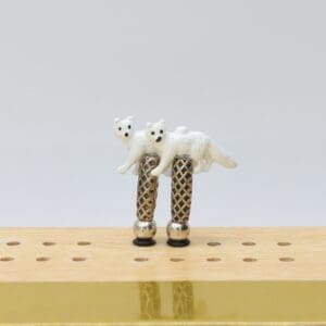 Artic Fox Cribbage Pegs