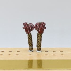 Red Squirrel Cribbage Pegs