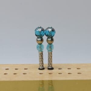 Designer Cribbage Pegs -- Crystal Beads