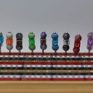 Alphabet Letter Cribbage Pegs