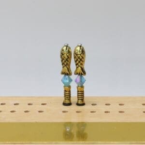 Goldfish Cribbage Pegs