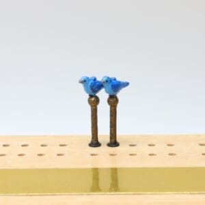 Mountain Bluebird Cribbage Pegs