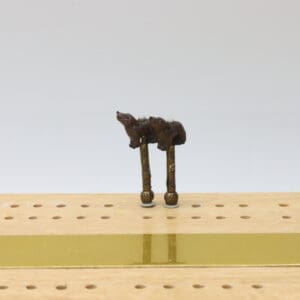 Brown Wolf (Howling) Cribbage Pegs