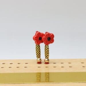 Poppy Cribbage Pegs