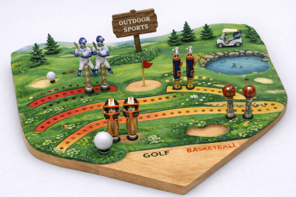 Sports Themed Cribbage Pegs That Stand Out