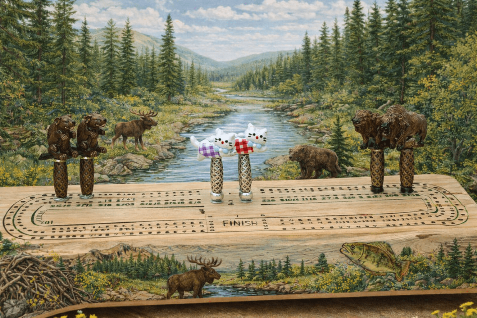 Animal Cribbage Pegs That Make Boards Pop